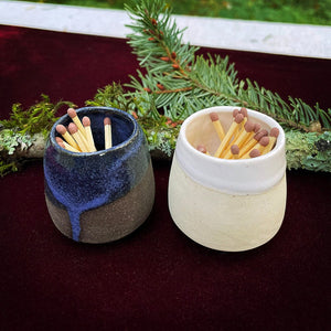 Ceramic Matchstick Holder Candle & Oil Warmers Wooly Beast Naturals 