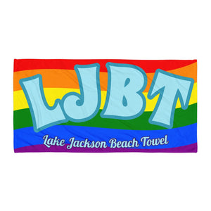 LJBT - Lake Jackson Beach Towel Wooly Beast Naturals 
